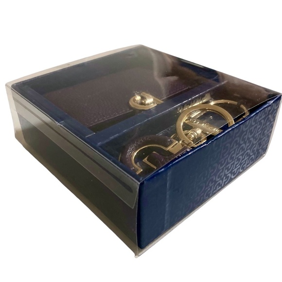 NEW COLE HAAN GRAND SERIES ESS Wallet & Key Fob Gift Set Blackberry Cordial - Picture 10 of 13